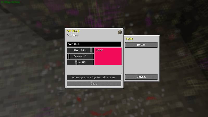 Скриншот мода Advanced XRay (Fabric Edition) #4