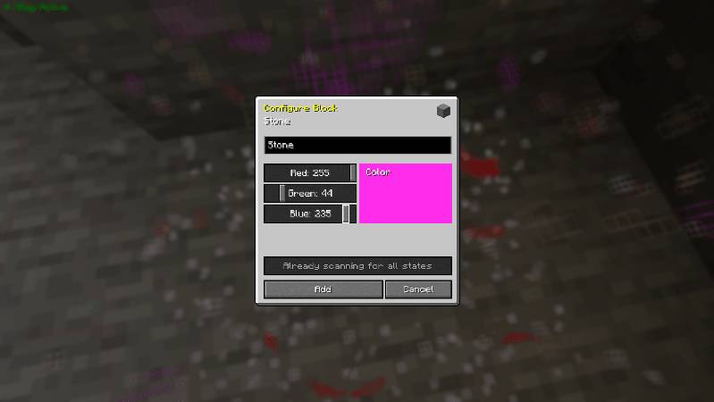 Скриншот мода Advanced XRay (Fabric Edition) #5