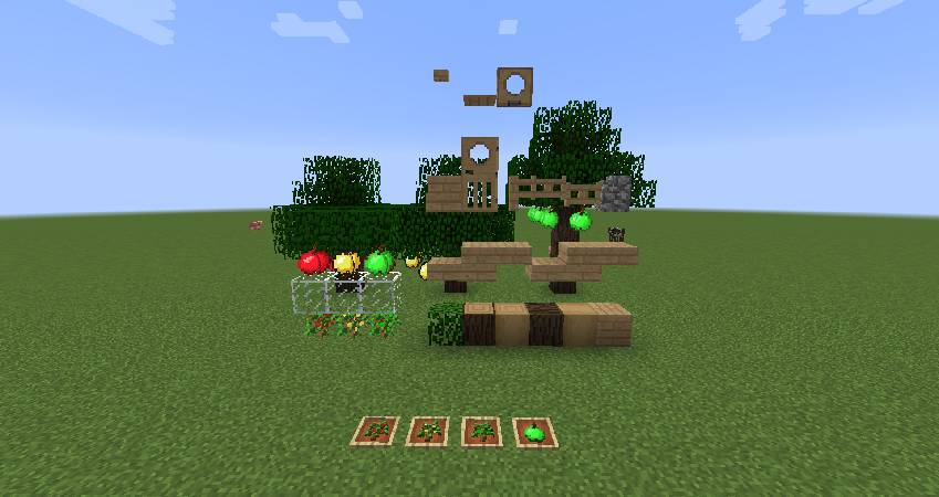Скриншот мода Apple Trees Revived [Forge & Fabric][1.12.x - 1.19.4] #2