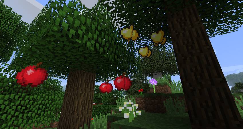 Скриншот мода Apple Trees Revived [Forge & Fabric][1.12.x - 1.19.4] #4
