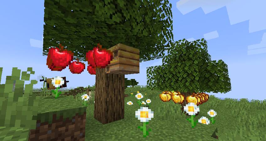 Скриншот мода Apple Trees Revived [Forge & Fabric][1.12.x - 1.19.4] #6