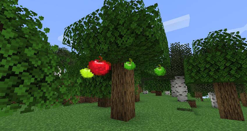 Скриншот мода Apple Trees Revived [Forge & Fabric][1.12.x - 1.19.4] #7
