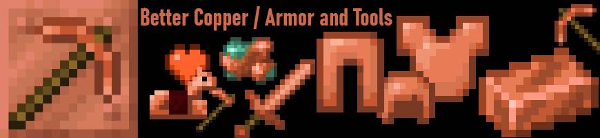 Скриншот мода Better Copper / Armor and Tools #1