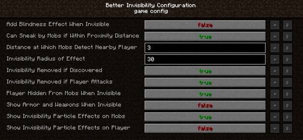 Скриншот мода Better Invisibility #1