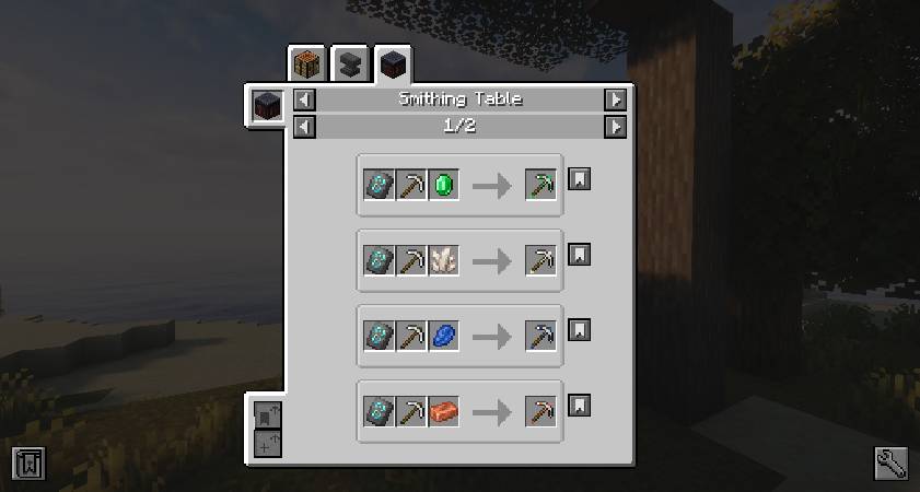 Скриншот мода Better Pickaxe Trims #2