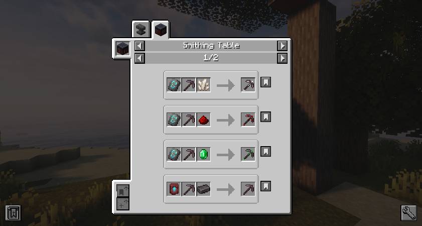 Скриншот мода Better Pickaxe Trims #4