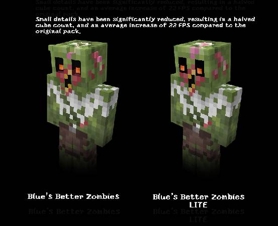 Скриншот мода Blue's Better Zombies LITE #2