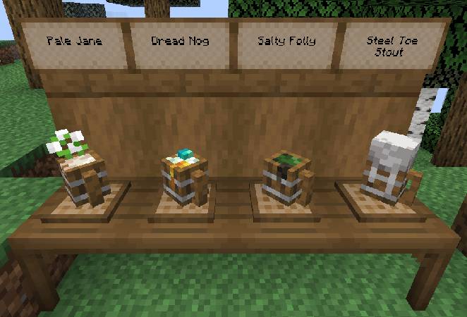 Скриншот мода (Brewin' and Chewin') 3D Tankards #3