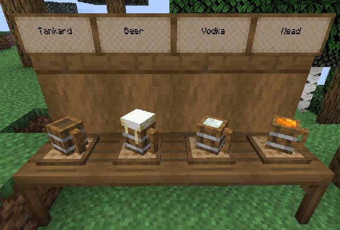 Скриншот мода (Brewin' and Chewin') 3D Tankards #5