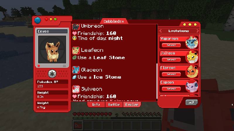 Скриншот мода Cobblemon Pokédex (Cobbledex) #5