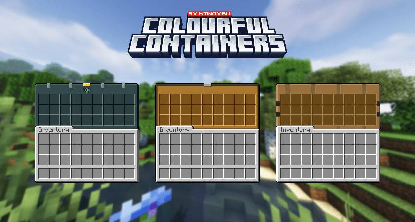 Скриншот мода Colourful Containers GUI #3
