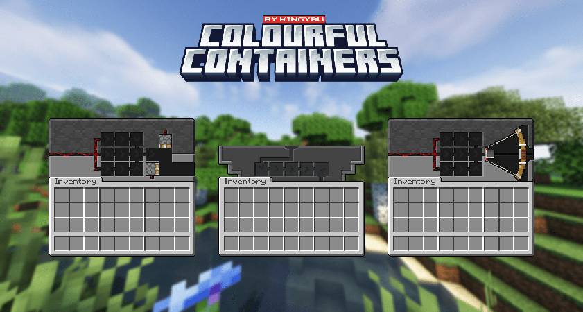 Скриншот мода Colourful Containers GUI #4