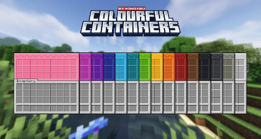 Скриншот мода Colourful Containers GUI #7