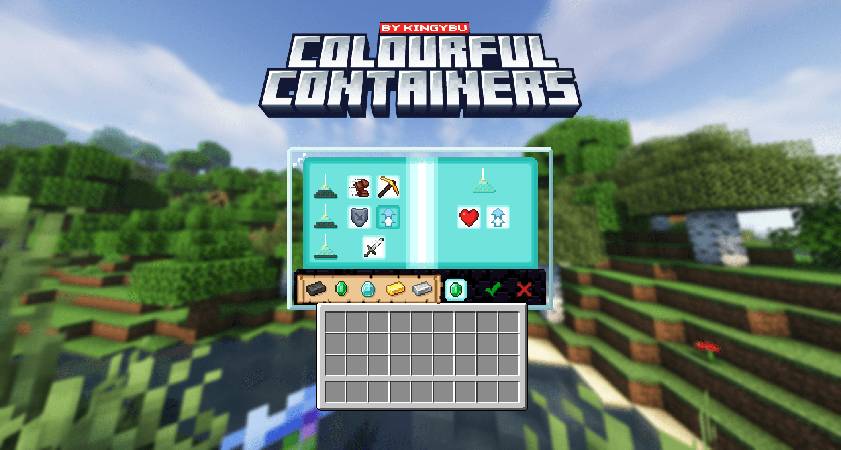 Скриншот мода Colourful Containers GUI #8