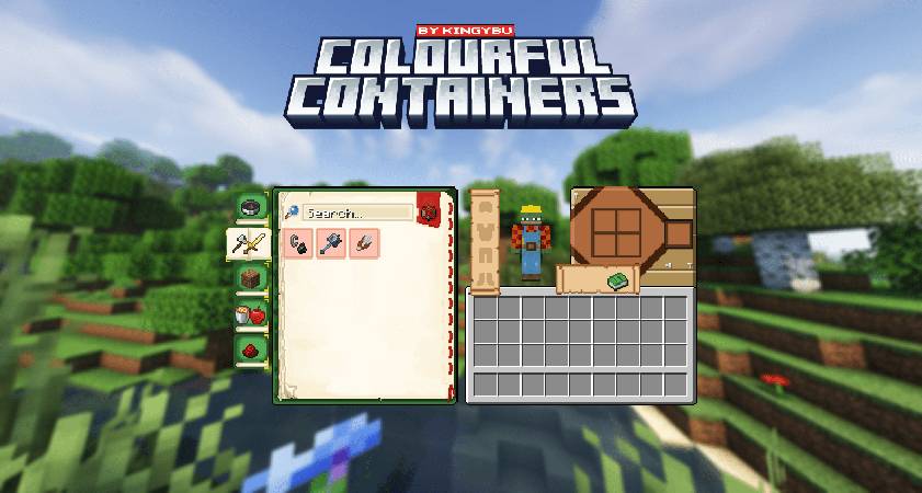 Скриншот мода Colourful Containers GUI #10
