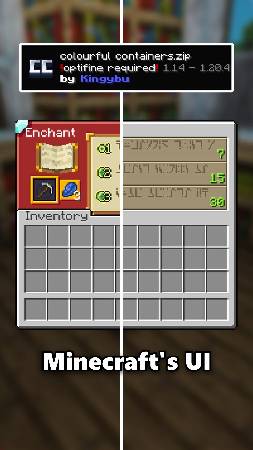 Скриншот мода Colourful Containers GUI #24
