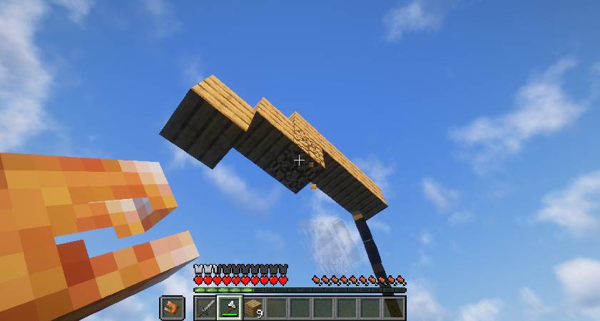 Скриншот мода Crab Claws - Place/Break blocks from a distance! #9