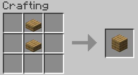 Скриншот мода Craft Slabs Back into Blocks [Fabric/Forge/NeoForge] #7