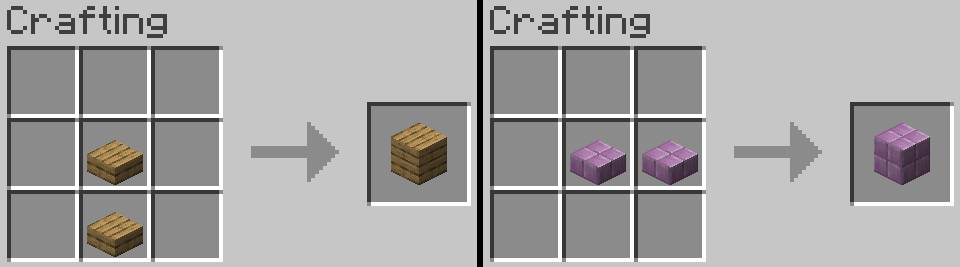 Скриншот мода Craft Slabs Back into Blocks [Fabric/Forge/NeoForge] #9