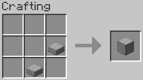 Скриншот мода Craft Slabs Back into Blocks [Fabric/Forge/NeoForge] #12