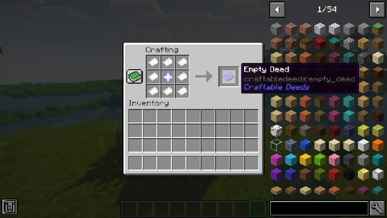 Скриншот мода Craftable Deeds #4