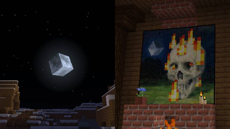 Скриншот мода Cubic Sun & Moon #2