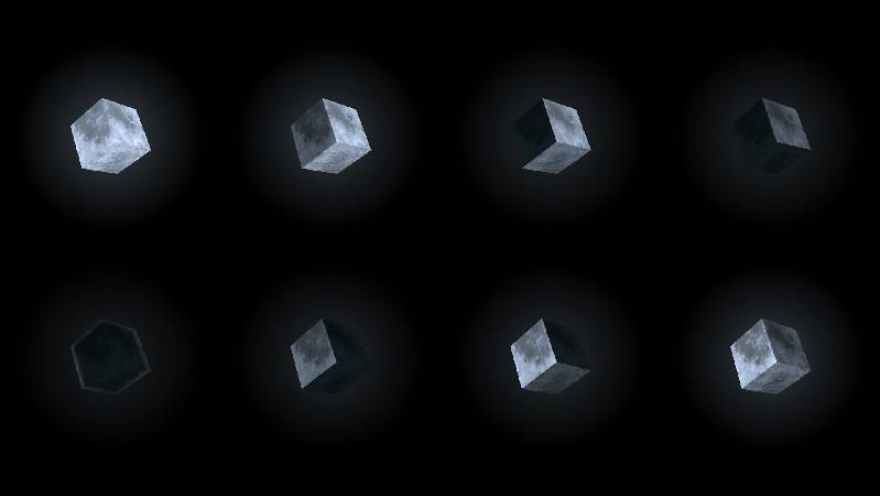 Скриншот мода Cubic Sun & Moon #3