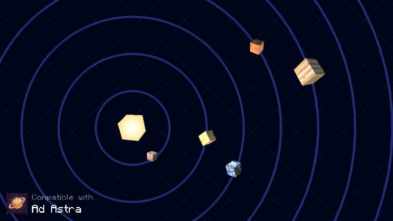 Скриншот мода Cubic Sun & Moon #5