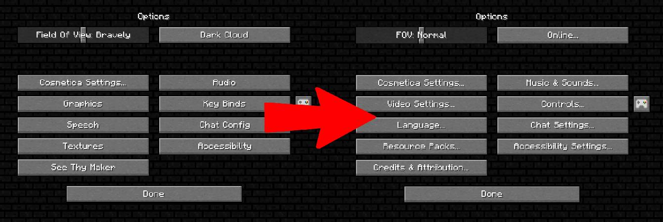 Скриншот мода DarkRPG Reverse Dark Language #1