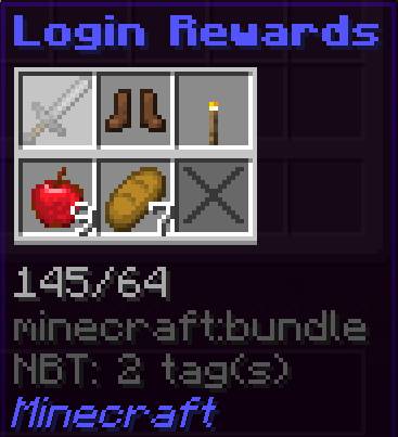 Скриншот мода DarkStarter - RPG Starter Login Item Rewards #1