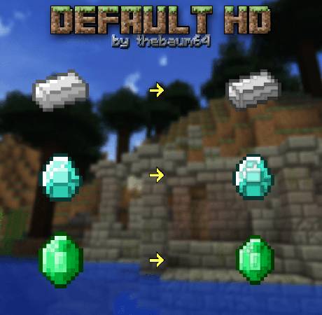 Скриншот мода Default HD 64x #4