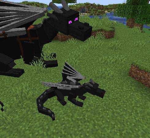 Скриншот мода Dragon Mounts Remastered #1