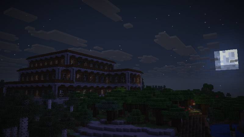 Скриншот мода DnT Woodland Mansion Overhaul #1