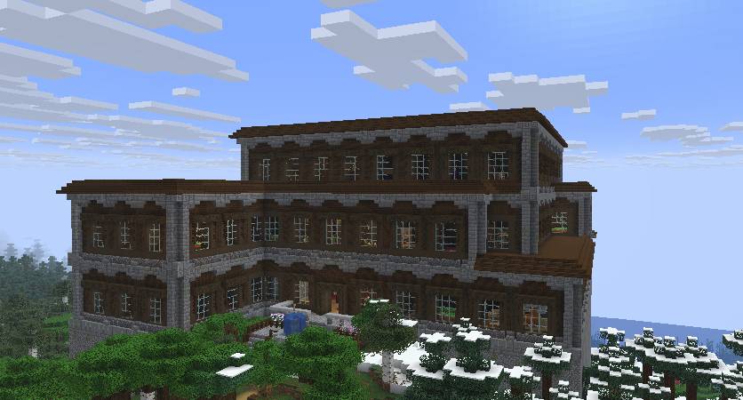 Скриншот мода DnT Woodland Mansion Overhaul #2