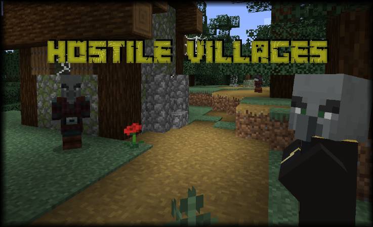Скриншот мода Hostile Villages[Forge/Fabric] #6