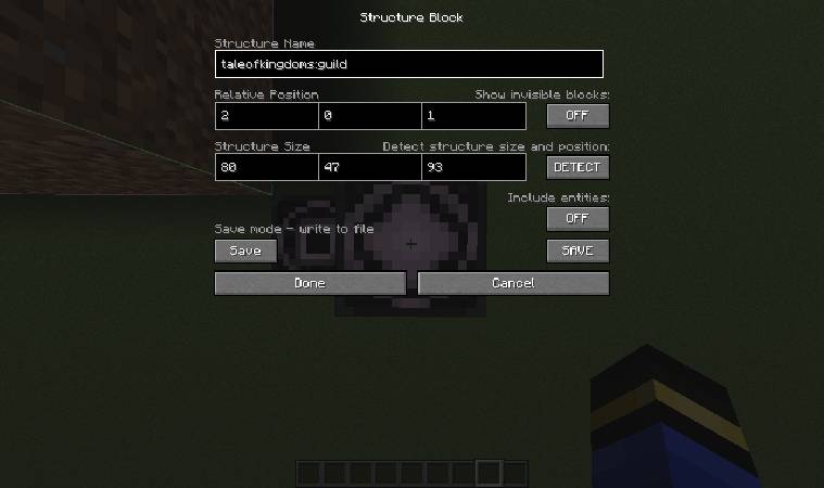 Скриншот мода Huge Structure Blocks [Fabric & Forge] #2