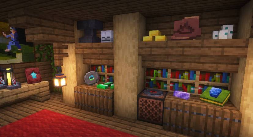 Скриншот мода Items Displayed [Fabric] #2