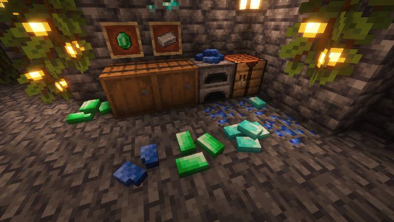 Скриншот мода Items Displayed [Fabric] #6