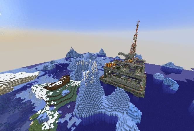 Скриншот мода Jeff's Cursed Walking Structures #6