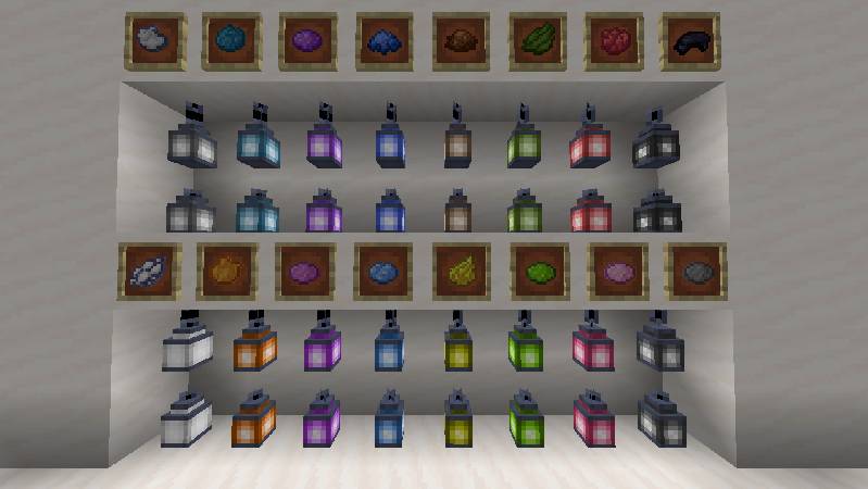 Скриншот мода Lantern Colors #1