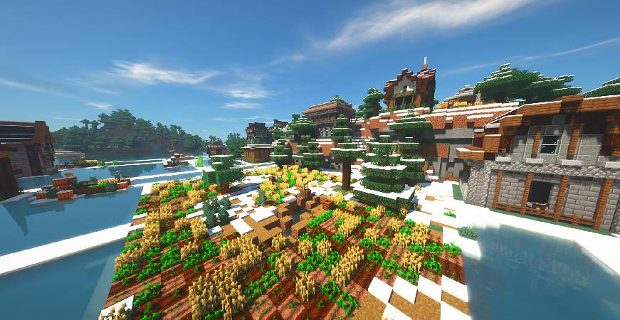 Скриншот мода Lios Overhauled Villages #12