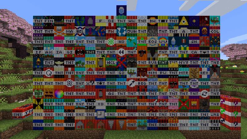 Скриншот мода Lucky TNT Mod (Too Much TNT) #1