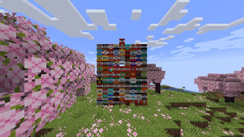 Скриншот мода Lucky TNT Mod (Too Much TNT) #2