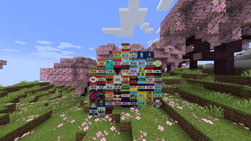 Скриншот мода Lucky TNT Mod (Too Much TNT) #3