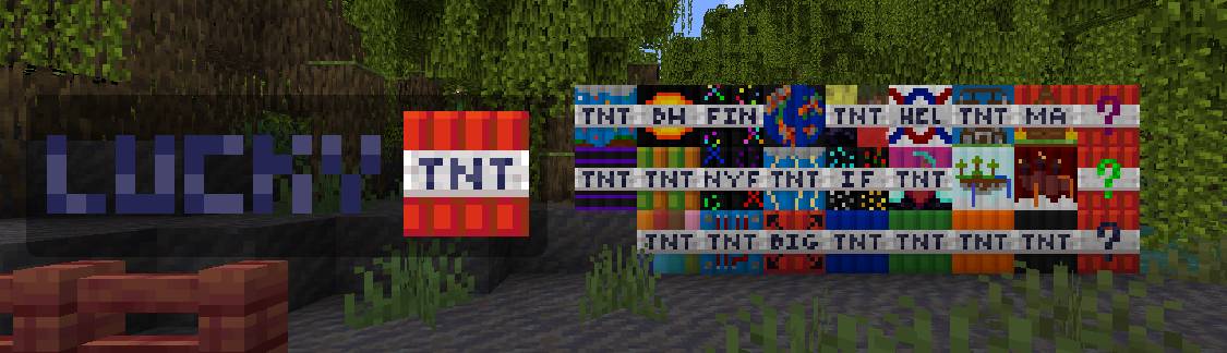 Скриншот мода Lucky TNT Mod (Too Much TNT) #7
