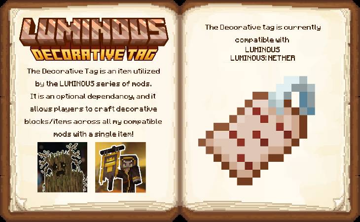 Скриншот мода LUMINOUS TAG #1