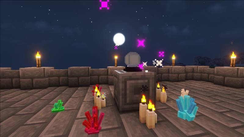 Скриншот мода Magic Vibe Decorations (Crystals, Halloween) #1
