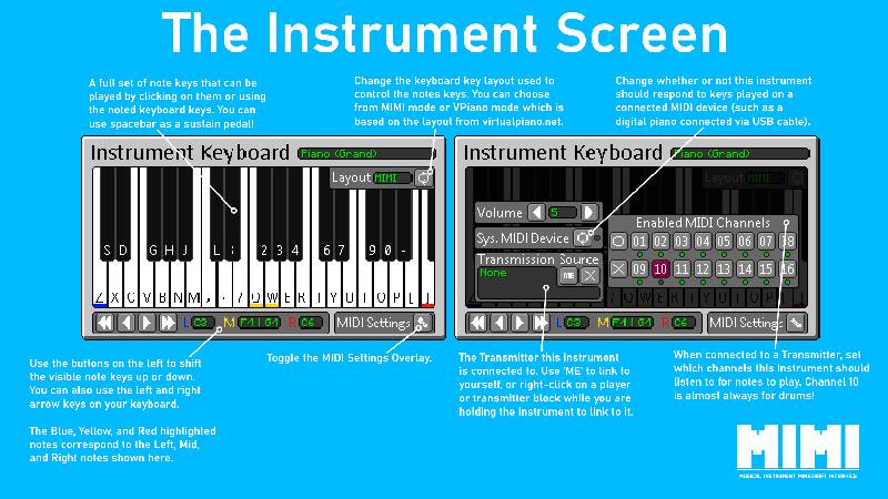 Скриншот мода Musical Instrument Minecraft Interface (MIMI) #3