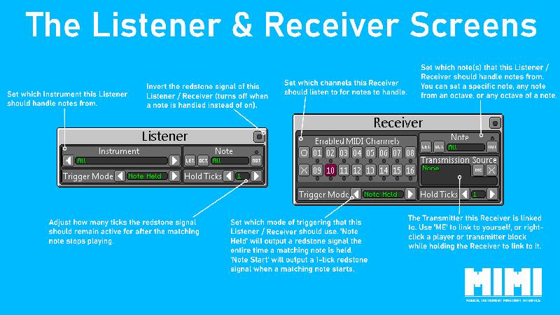 Скриншот мода Musical Instrument Minecraft Interface (MIMI) #5