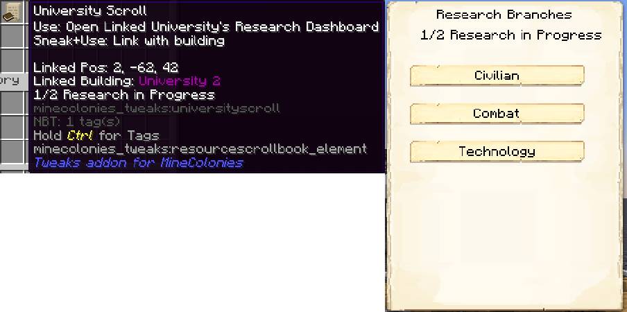 Скриншот мода Tweaks addon for MineColonies #1